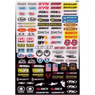planche adhésive FACTORY EFFEX kit sponsor