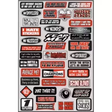 planche adhésive FACTORY EFFEX kit sponsor