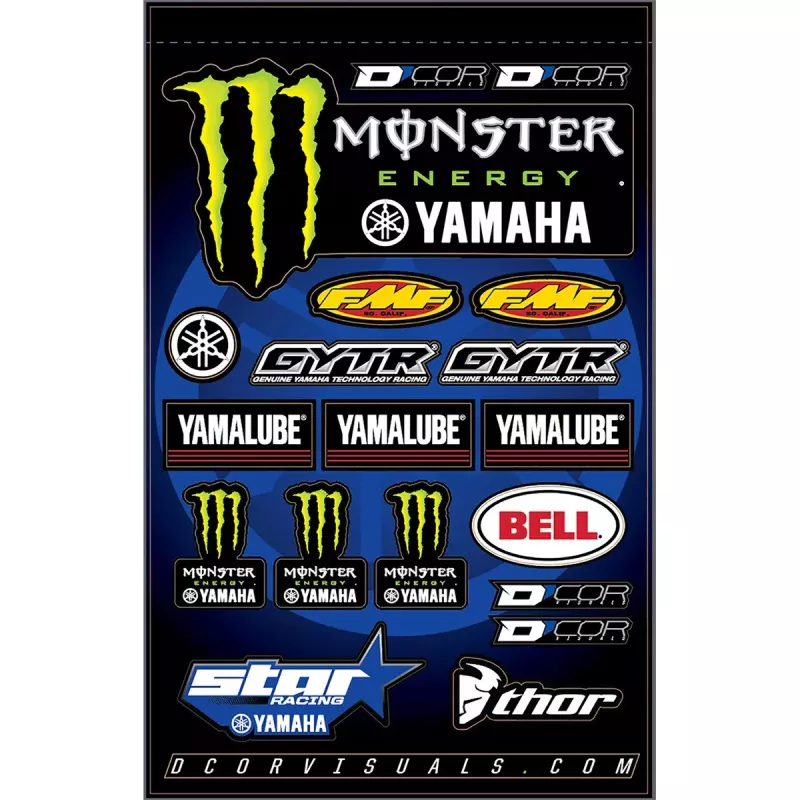 planche adhésive D'COR MONSTER YAMAHA