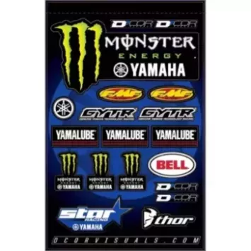 planche adhésive D'COR MONSTER YAMAHA