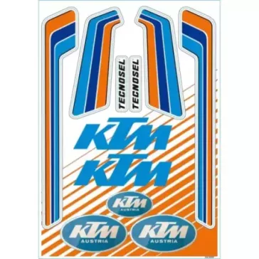 planche adhésive TECNOSEL KTM VINTAGE