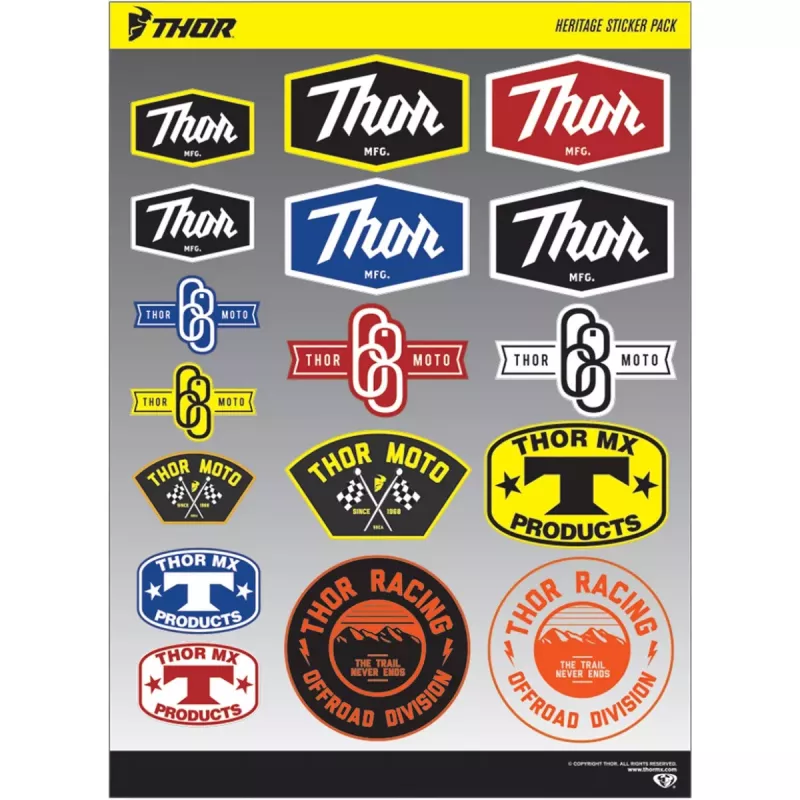 planche stickers THOR HERITAGE