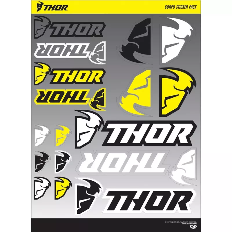 planche stickers THOR CORPO