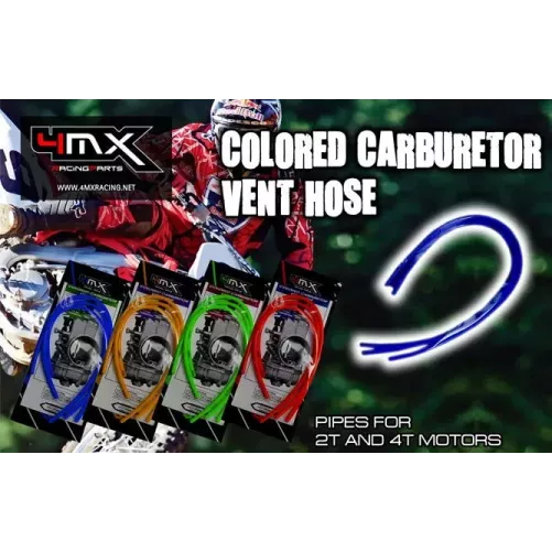 kit 5 durites carbu bleue
