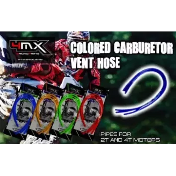 kit 5 durites carbu vertes 4MX