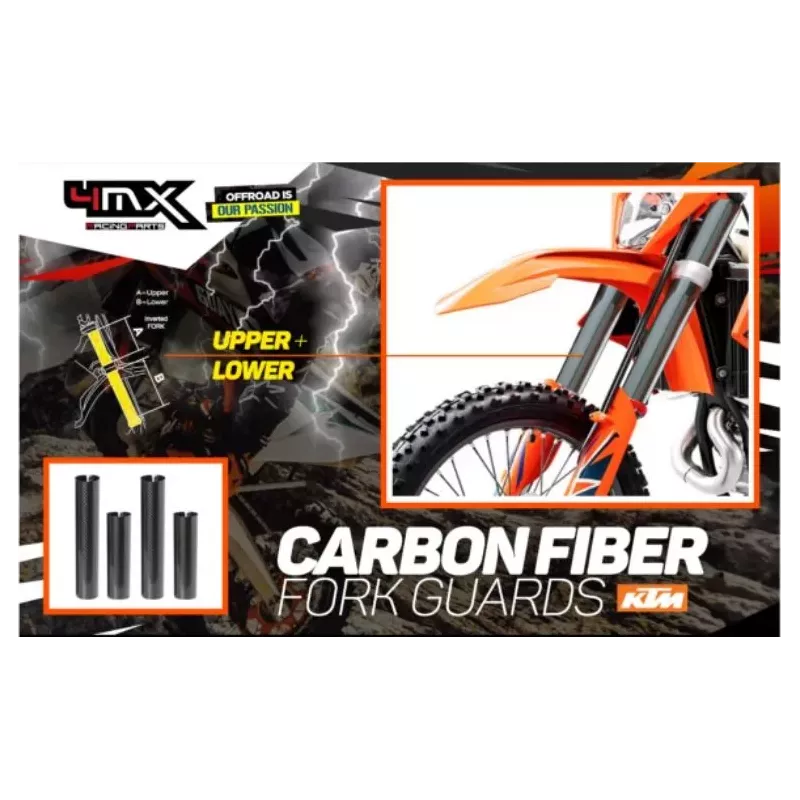 proteges fourreaux de fourche carbon 4MX