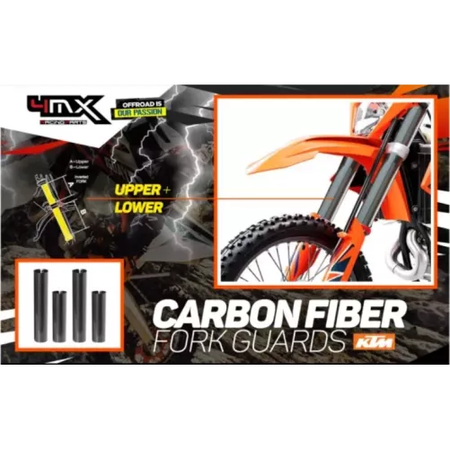 proteges fourreaux de fourche carbon 4MX