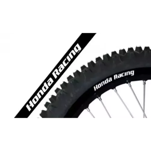 Déco de jante BLACKBIRD Replica Honda Racing noir universelle