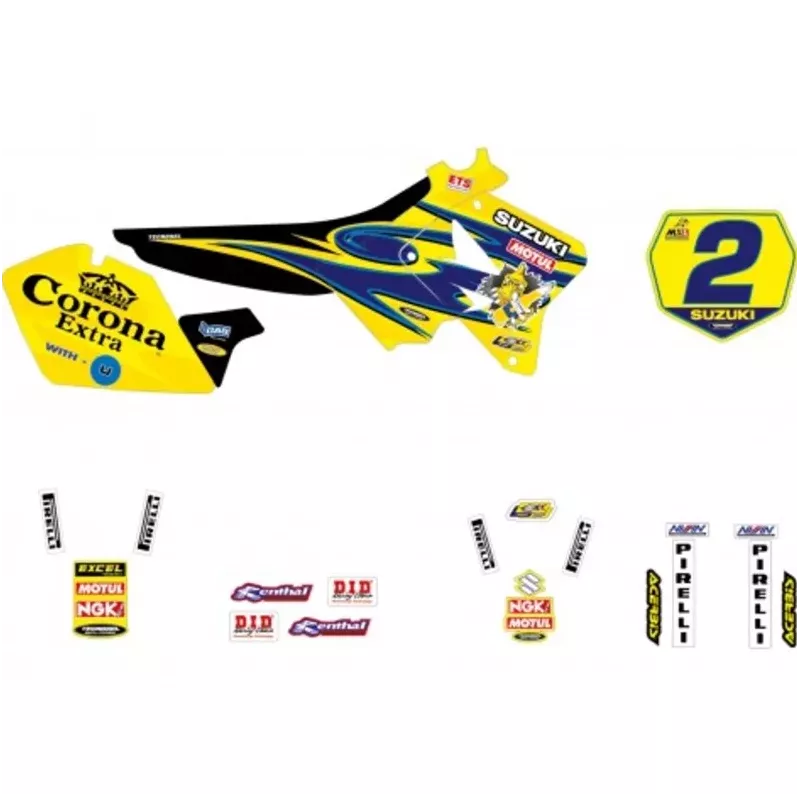 Kit Déco TECNOSEL Replica Team Suzuki 2001