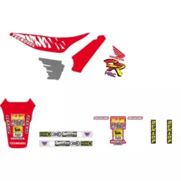 Kit deco TECNOSEL Replica HONDA 125 CR 91-92, 250 CR 90-91