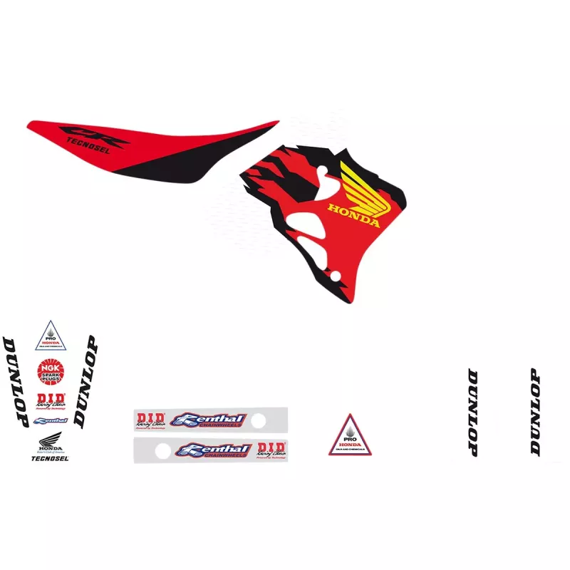 Kit deco TECNOSEL Replica HONDA 125 CR 95-97, 250 CR 95-96