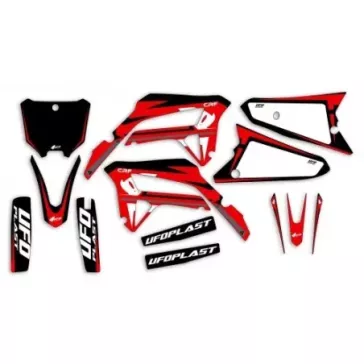 kit deco UFO APODIS Noir 450 CRF 21-24, 250 CRF 22-24
