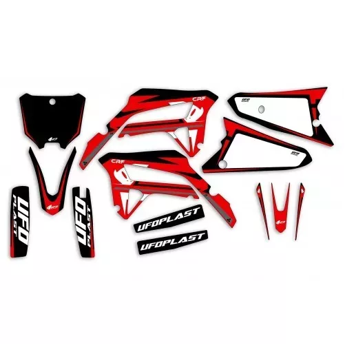 kit deco UFO APODIS Noir 450 CRF 21-24, 250 CRF 22-24