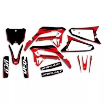 kit deco UFO APODIS Noir 450 CRF 21-24, 250 CRF 22-24