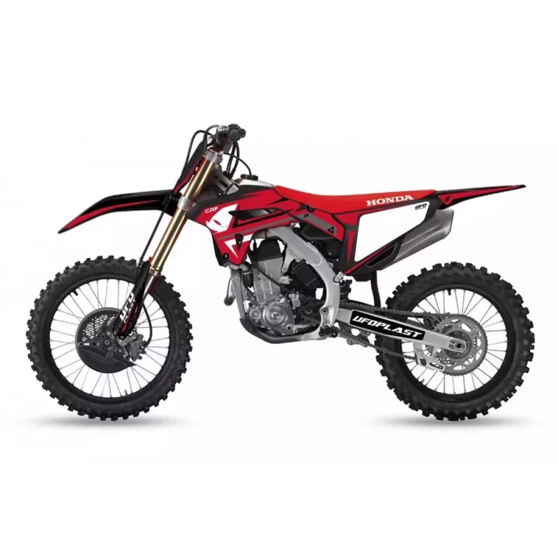 kit deco UFO APODIS Noir 450 CRF 21-24, 250 CRF 22-24