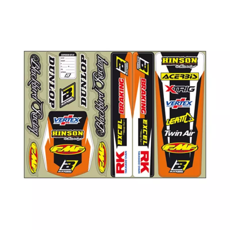 Kit deco universel BLACKBIRD RACING orange