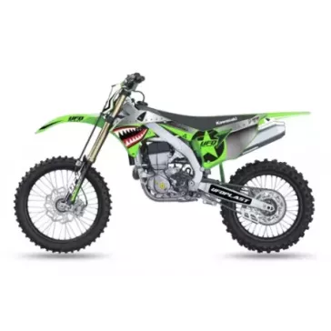 kit deco UFO GENERAL Blanc/Vert 250 KXF 2021-2024 / 450 KXF 2019-2023