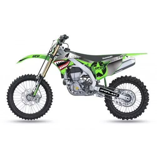 kit deco UFO GENERAL Blanc/Vert 250 KXF 2021-2024 / 450 KXF 2019-2023