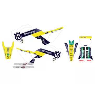 kit deco + housse de selle HUSQVARNA TC / FC 2023 trophy