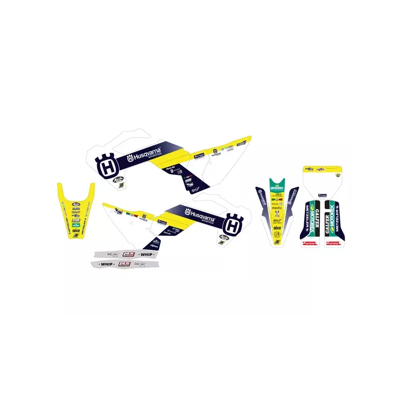 kit deco + housse de selle HUSQVARNA TC / FC 2023 trophy