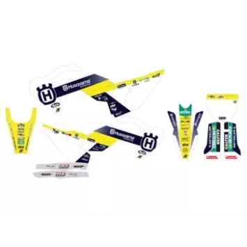 kit deco + housse de selle HUSQVARNA TC / FC 2023 trophy