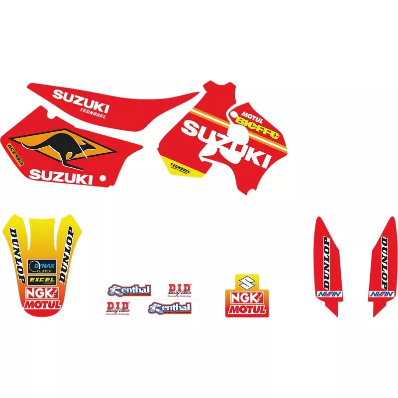 Kit deco TECNOSEL Replica SUZUKI 125/250 RM 96-98