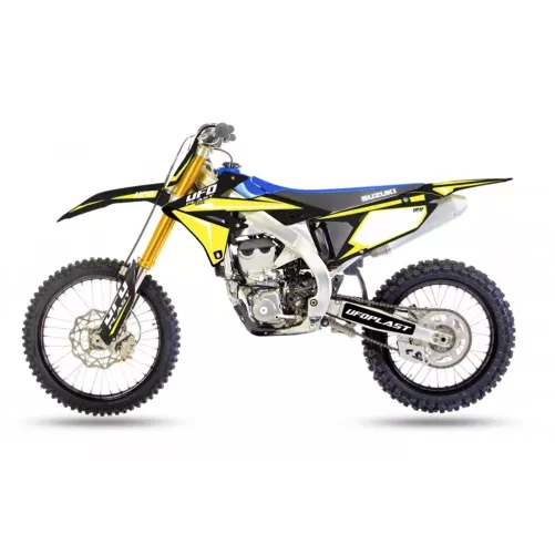 kit deco UFO APODIS Noir 250 RMZ 2019-2024 / 450 RMZ 2018-2024