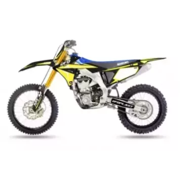 kit deco UFO APODIS Noir 250 RMZ 2019-2024 / 450 RMZ 2018-2024
