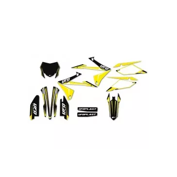 kit deco UFO APODIS Noir 250 RMZ 2019-2024 / 450 RMZ 2018-2024