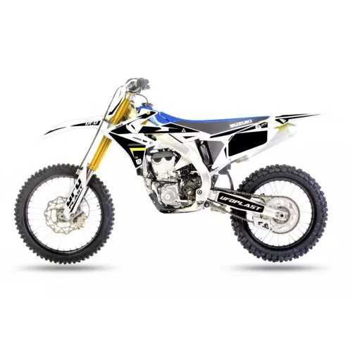 kit deco UFO APODIS Blanc 250 RMZ 2019-2024 / 450 RMZ 2018-2024