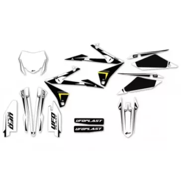 kit deco UFO APODIS Blanc 250 RMZ 2019-2024 / 450 RMZ 2018-2024