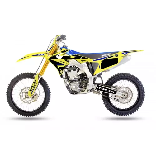 kit deco UFO APODIS Jaune 250 RMZ 2019-2024 / 450 RMZ 2018-2024