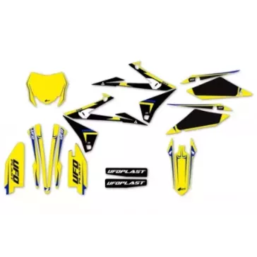 kit deco UFO APODIS Jaune 250 RMZ 2019-2024 / 450 RMZ 2018-2024