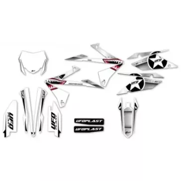 kit deco UFO GENERAL Blanc 250 RMZ 2019-2024 / 450 RMZ 2018-2024