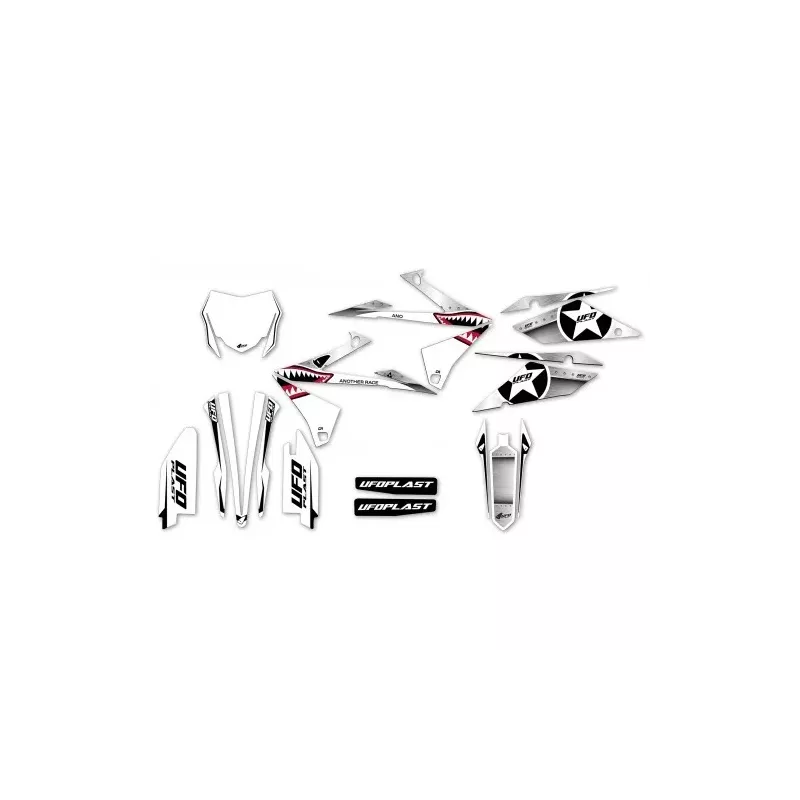 kit deco UFO GENERAL Blanc 250 RMZ 2019-2024 / 450 RMZ 2018-2024