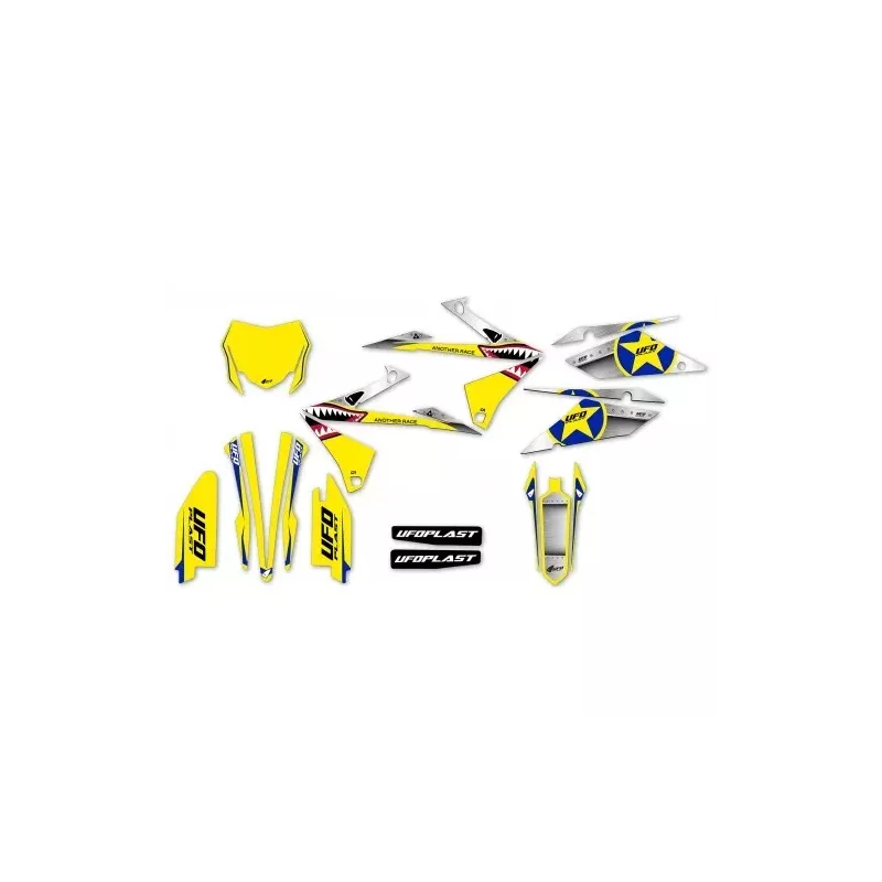 kit deco UFO GENERAL Jaune 250 RMZ 2019-2024 / 450 RMZ 2018-2024