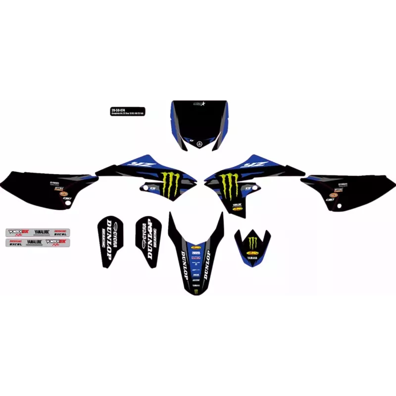 Kit déco complet MONSTER STAR YAMAHA YZ65 18/24
