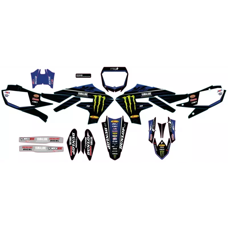 Kit déco D'Cor Team Yamaha Star Racing 250/450 YZF 2019-2020
