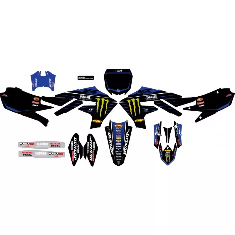 Kit déco D'Cor Team Yamaha Star Racing 250/450 YZF 2019-2020