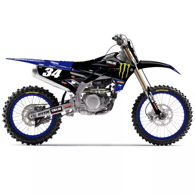 Kit déco complet D'Cor Team Yamaha Star Racing 250 YZF 2019