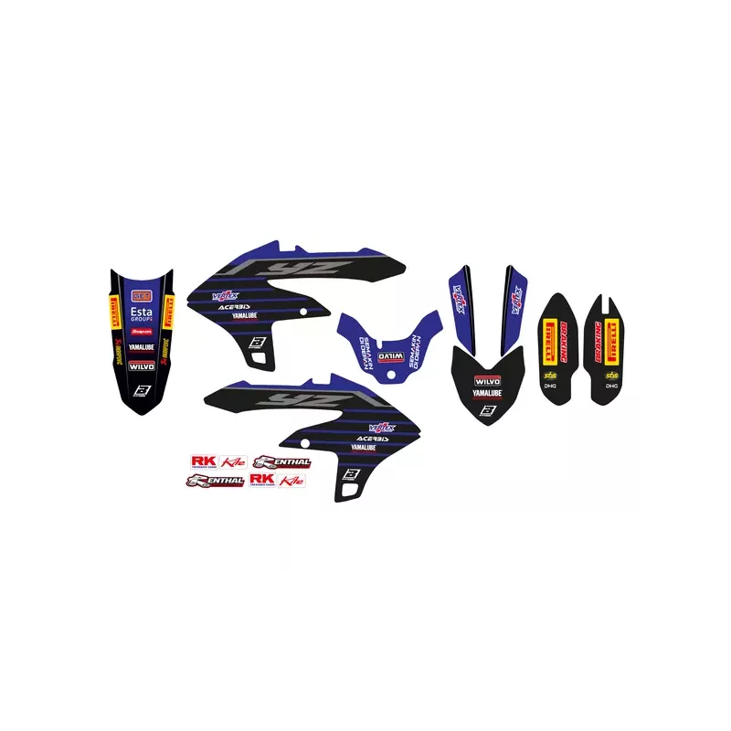 Kit déco complet BLACKBIRD Factory 450 YZF 2023