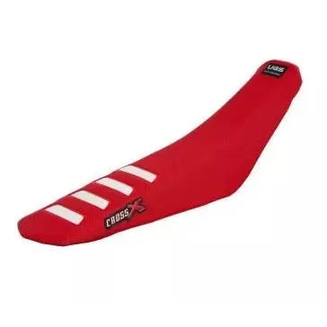 Housse de selle CrossX 450 CRF 21-22, 250 CRF 22- UGS rouge blanc