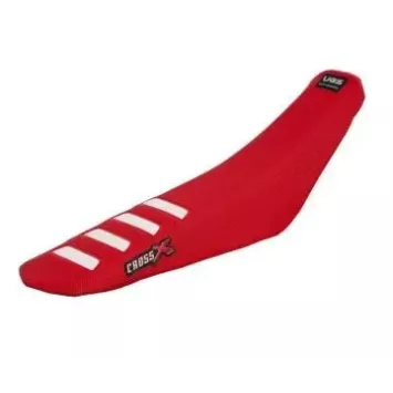 Housse de selle CrossX 450 CRF 21-26, 250 CRF 22-26 UGS rouge blanc