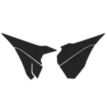 Sticker boîte à air BLACKBIRD Carbon Look KTM