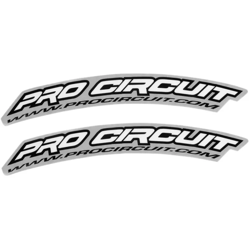 sticker banane PRO CIRCUIT blanc