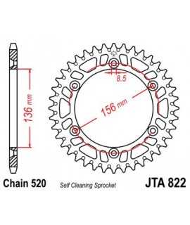 couronne alu jt sprockets GASGAS/SHERCO silver