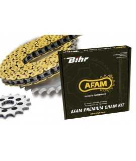 Kit chaine AFAM 415 type F (couronne ultra-light)50 KTM SX50