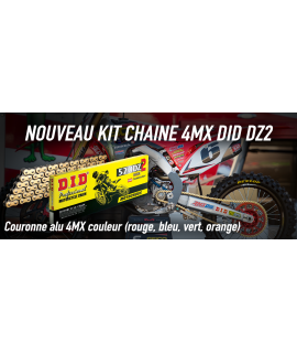 kit chaine 4MX DID DZ2 125 CR 05-07 et 250 CRF 04-17