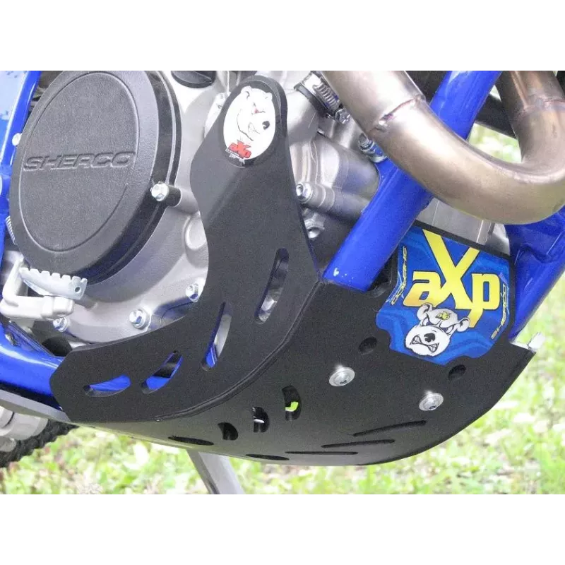 Sabot enduro AXP PHD 6mm noir Sherco 250/300 SEF 2012-2017