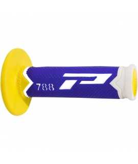 poignées PRO GRIP 788 bleu jaune blanc